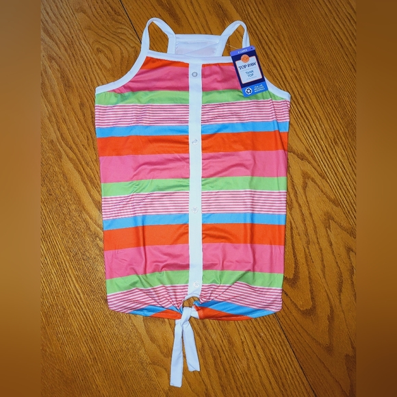 🐾NEW Top Paw Striped Dog Tank XL - Picture 1 of 3